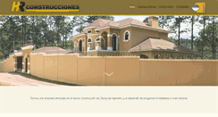 Desktop Screenshot of hrconstruccioneshn.com